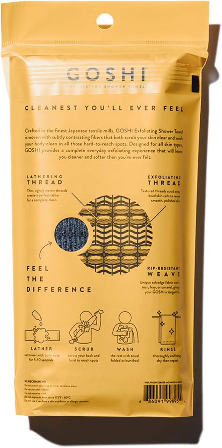 - Exfoliating Shower Towel