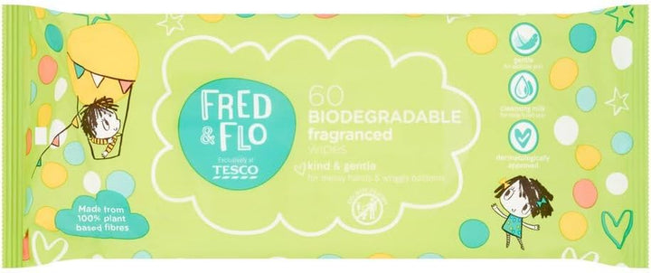 12X  Kind & Gentle Fragranced Wipes 60 Pack