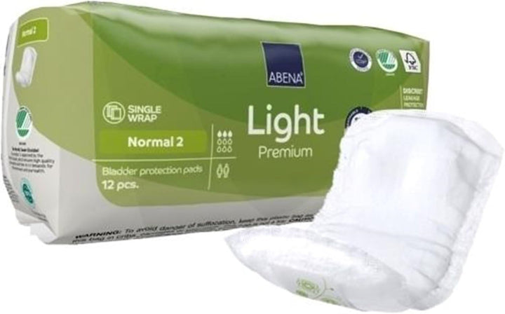 Light Incontinence Pads, Eco-Labelled Women'S Pads Adults, Breathable and Comfortable with Fast Absorption and Protection, Light Maxi 4, White, 850 Ml, 30 PK