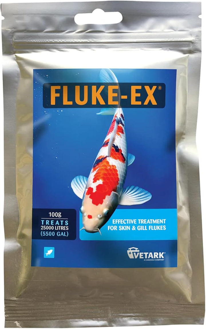 Fluke-Ex 100G Skin Gill Fish Lice Parasite Treatment