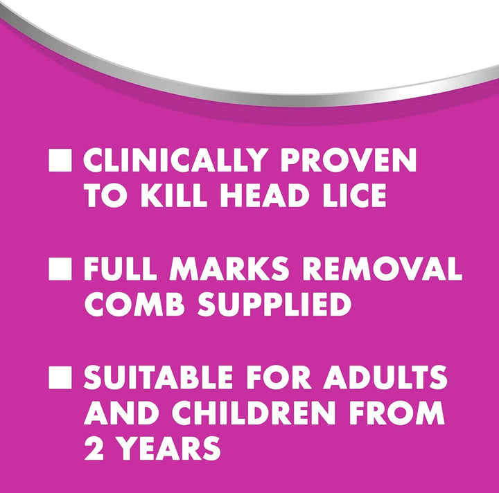 Head Lice Solution Spray 150 Ml - Fast & Effective Nit Treatment with Comb, Scalp Scrub, Prevention, Kills Nits, Easy Application, Safe for Kids, No Harsh Chemicals