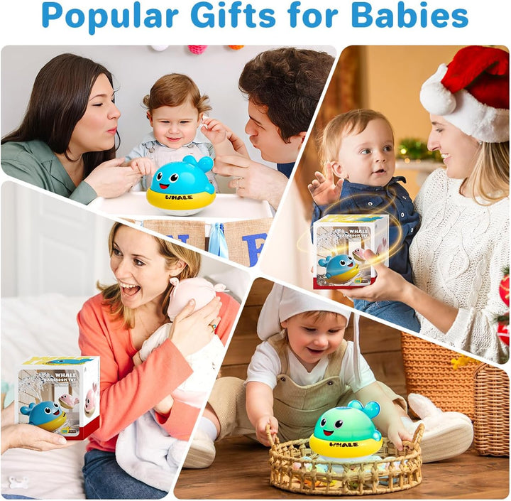 Baby Light up Bath Toys: Toddler Bath Toy for 1 2 Year Old - Bath Toys for Babies 6-12 Months with Colorful Lights - Baby Boy Girl Gifts Kids Toys Age 1-3