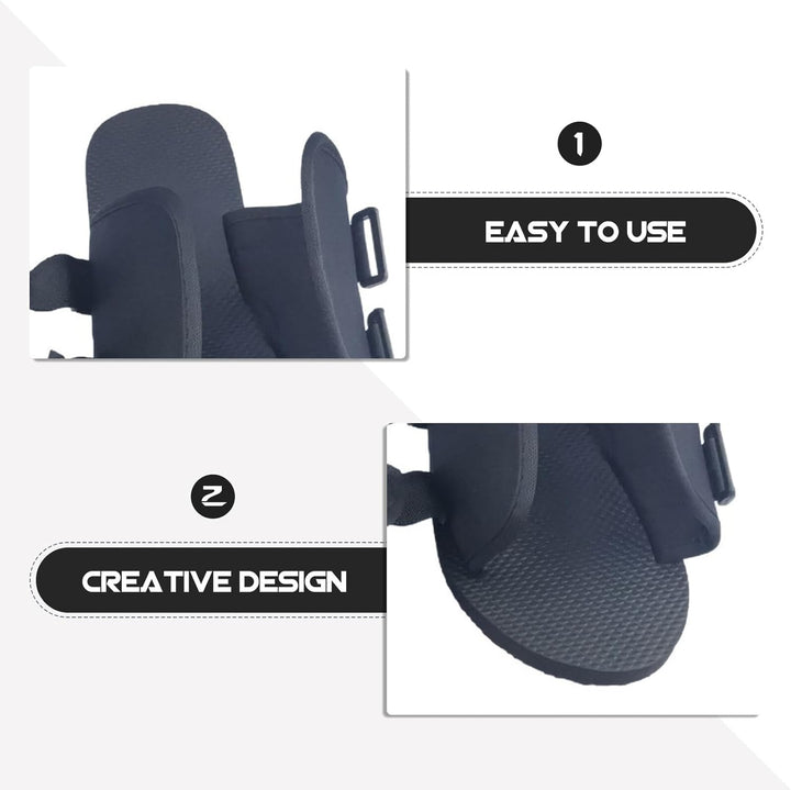 Post Surgery Slippers for Women Adjustable Wide Fit with Hook and Loop Soft Breathable Comfort Footwear for Diabetics Elderly Patients Hospital Home Use