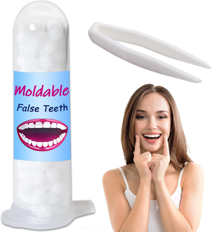 Tooth Filling Repair Kit,Dental Temporary Tooth Filling for Missing Broken Tooth Moldable Fake Teeth（10Ml）