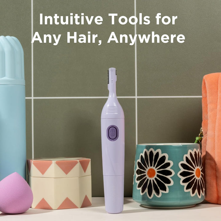Intuition Perfect Finish 4-In-1 Styler and Trimmer for Women Multi-Zone Hair Removal 7 Attachments Included