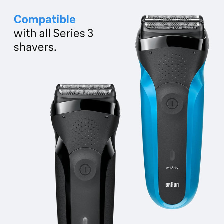 Series 3 Electric Shaver ORIGINAL Replacement Head, Get Back 100% Shaving Performance, Compatible with Series 3 Shavers, Made in Germany, 21B