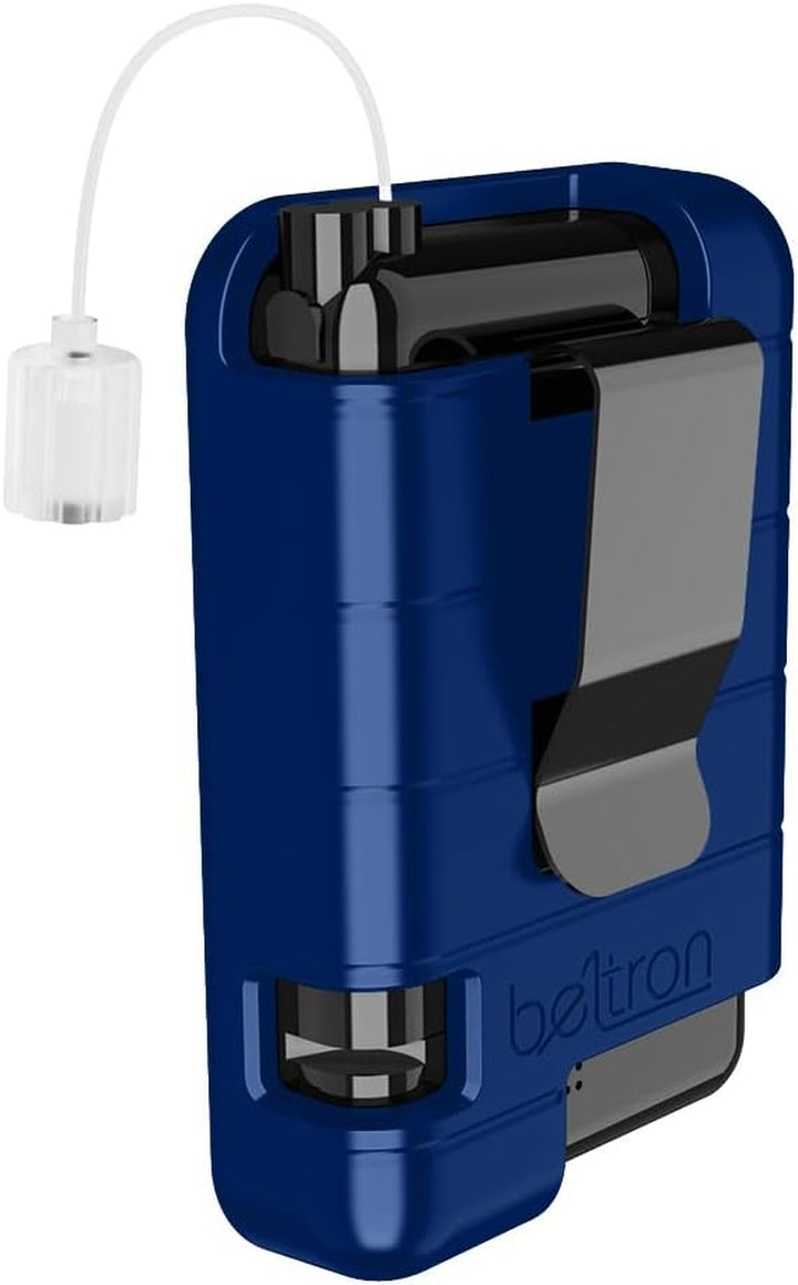 Protective Case for Tandem T:Slim X2 Pump with Built-In Metal Belt Clip (Strong & Durable Case for Tandem Diabetes Care Tslim X2 Insulin Pump) - Blue