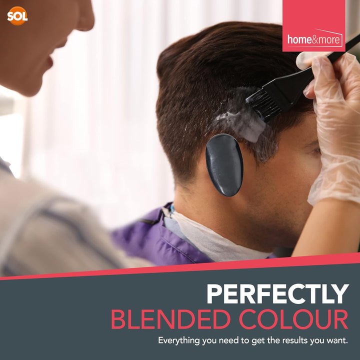 7Pcs Hair Dye Bowl and Brush Kit - Complete Set for At-Home Hair Colouring - Includes Mixing Bowl, Brushes, Gloves, Ear Covers - Easy-Grip Bowl, Smooth Application, Reusable, Easy to Clean Tools