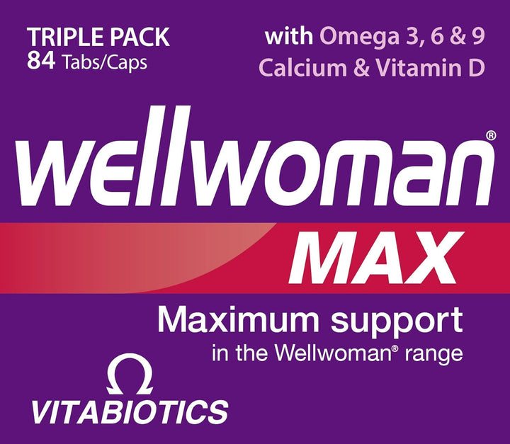 Max, Beauty Supplements, Maximum Support Formula for Women Wanting to Boost Energy, Immune System and Bone Health, 84-Multivitamin Tablets