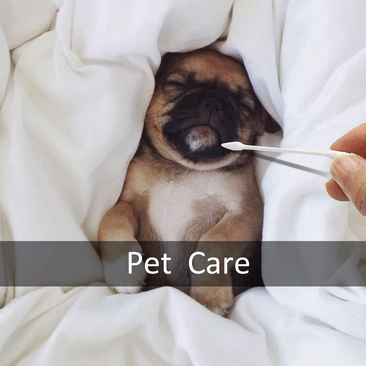 800Pcs Cotton Swabs, Double Tipped Precision Tips Cotton Buds Multipurpose Safe Highly Absorbent Hygienic Cleaning Sterile Sticks (4 Packs, 200 Pcs of Pack)