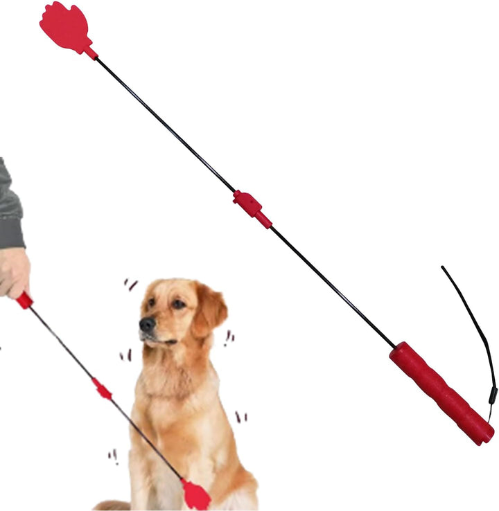 Training Stick, Silicone Retractable Toy Stick with Foldable for Dogs, Extendable Fiber Rod, Flirt Stick, Wandettee Teaser, Pet Flirting Stick