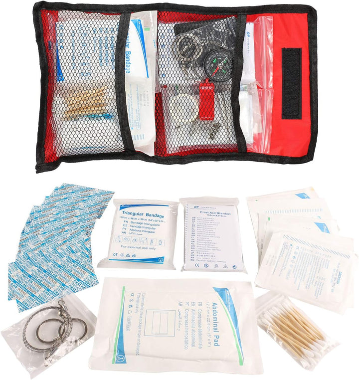 140 Piece Boat Emergency Kit 2-In-1 Waterproof First Aid Kit