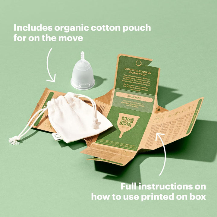 Menstrual Cup (Formerly Organicup) Size A, for Those Who Haven’T Given Birth Vaginally. Award Winning Period Cups