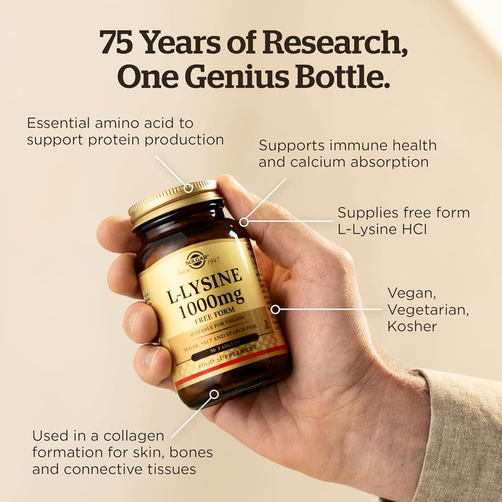 Lysine 1000 Mg, 50 CT