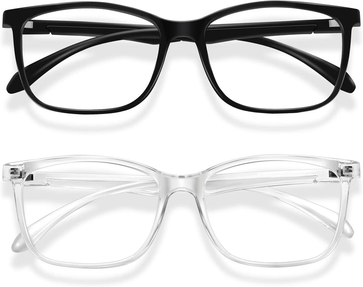 Blue Light Blocking Glasses for Women Men Fashion Computer Screen Gaming TV Phones anti Eyestrain & UV Glare Glasses 3 Pack