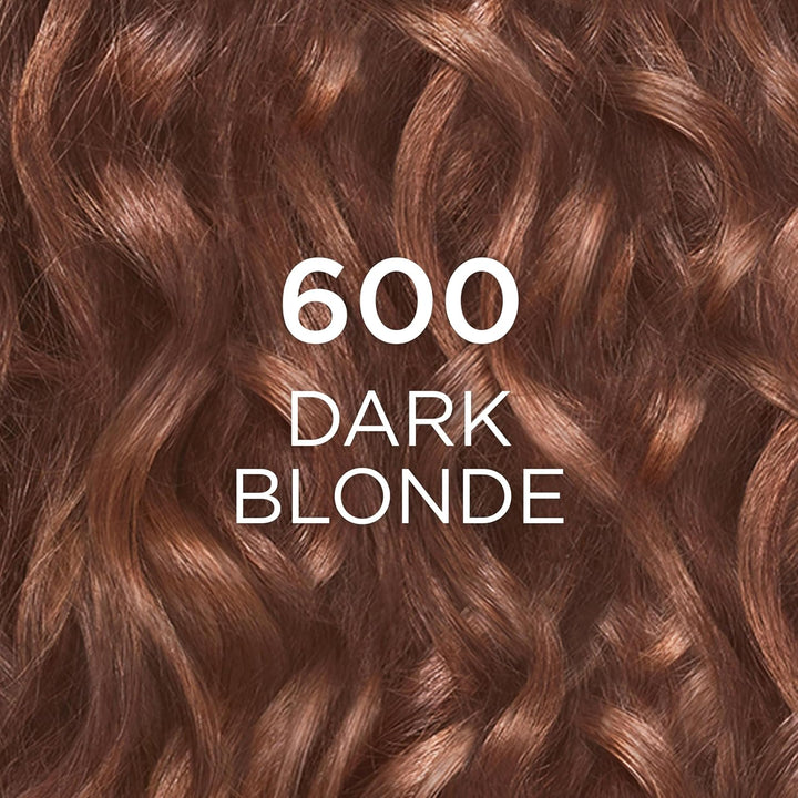 Casting Crème Gloss 600 Dark Blonde: This No-Ammonia, Semi-Permanent Hair Colour Lasts 32 Washes. Enjoy up to 3X Glossier, 4X Silkier, Visibly Healthier Hair with a Luminous Dark Blonde.