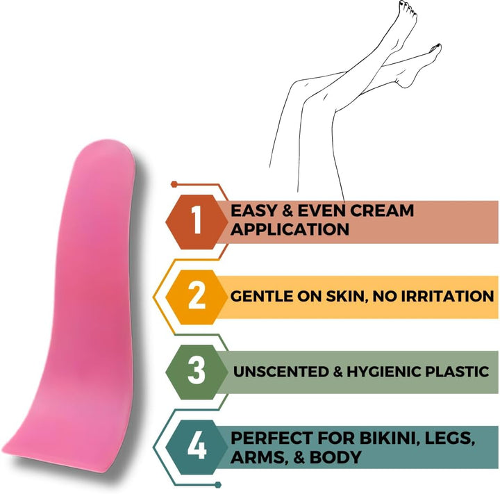 Nair Hair Removal Cream Bundle for Legs, Body, Bikini, and Underarms with  Depilatory Spatula Tool - Complete Hair Removal Solution for Smooth Skin