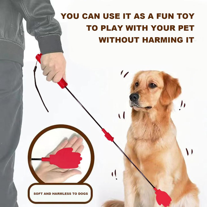 Training Stick, Silicone Retractable Toy Stick with Foldable for Dogs, Extendable Fiber Rod, Flirt Stick, Wandettee Teaser, Pet Flirting Stick
