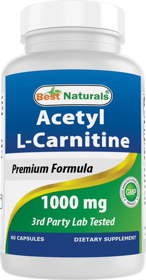 Acetyl L-Carnitine 1000 Mg 60 Capsules