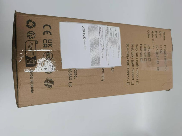 Baby Bath Foldable Tub Collapsible Bathtub Baby Bath Essentials for Newborn with Seat Support Cushion Stand Folding Baths for Toddler 0-12 Months Travel Portable Infant Tubs Soft Bathing Kids Grey