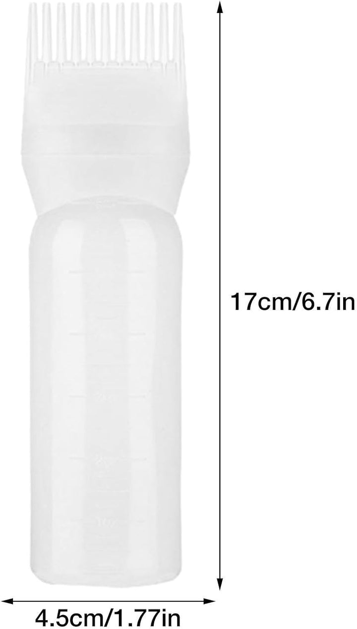 Hair Dye Brush, Lightweight Root Applicator, Shampoo Hair Color Oil Brush Tool with Graduated Scale, for Home Salons