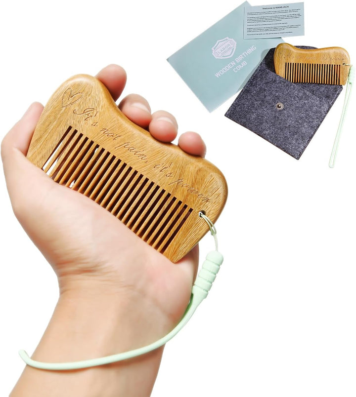 Labour/Birthing Comb for Labor and Delivery Essentials, Natural Pain Relief, Acupressure Tool for Pain Management and Anxiety for Women