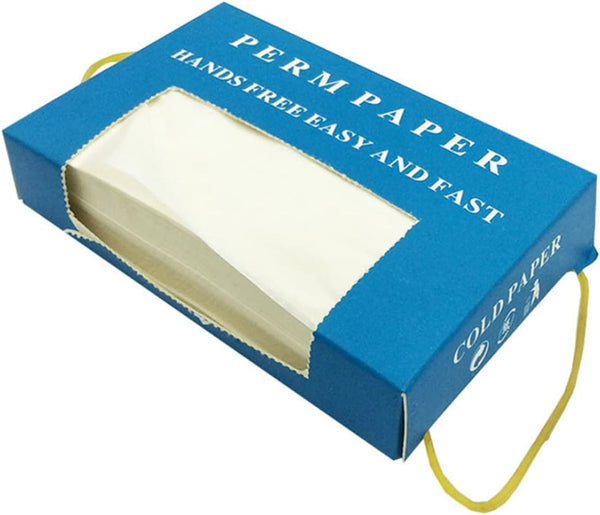 Salon Perm Paper Hair Curling Paper Disposable Hot Cold Hair Curling Tissue for Hairdressing Styling Tools 350PCS, Perming End Papers