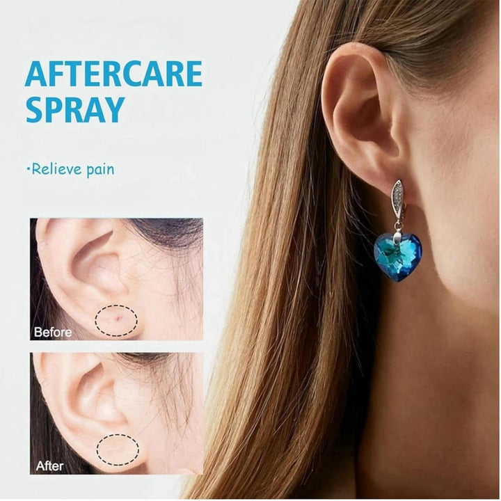 Saline Solution Spray, Aftercare Ear Nasal Cleaning Solution, Sterile Fluid Cleaner, Ear Cleaner