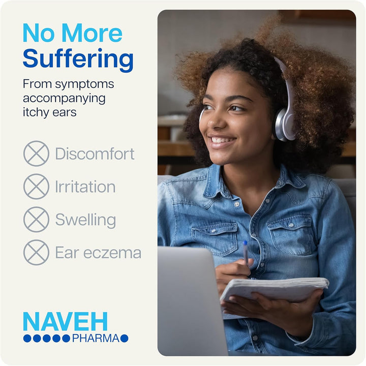 Itchy Ears Remedy: Ear Cleaning and Itch Relief | Treats All Causes of Ear Itchiness | Jet Ear Spray for Eczema Treatment and Clogged Ear Relief | Ear Wax Remover & Ear Wash (15 ML)