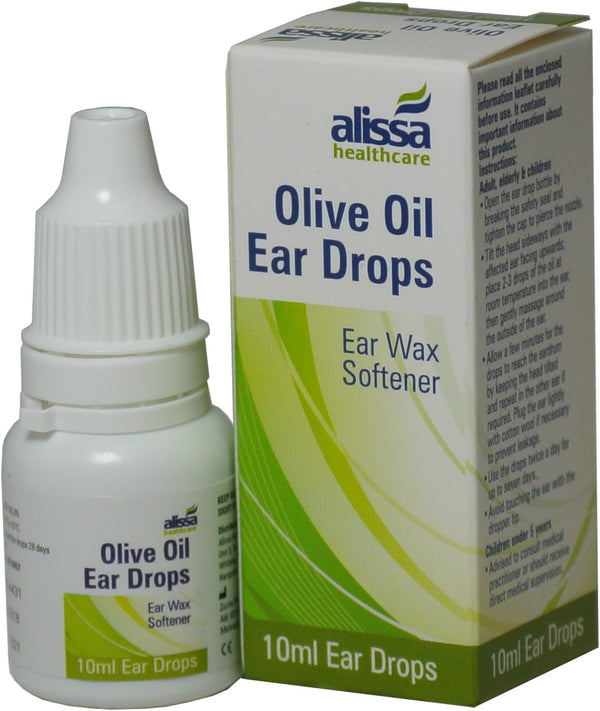 5 X Olive Oil Ear Wax Drops Softens Removes Wax 10Ml (5 Packs)