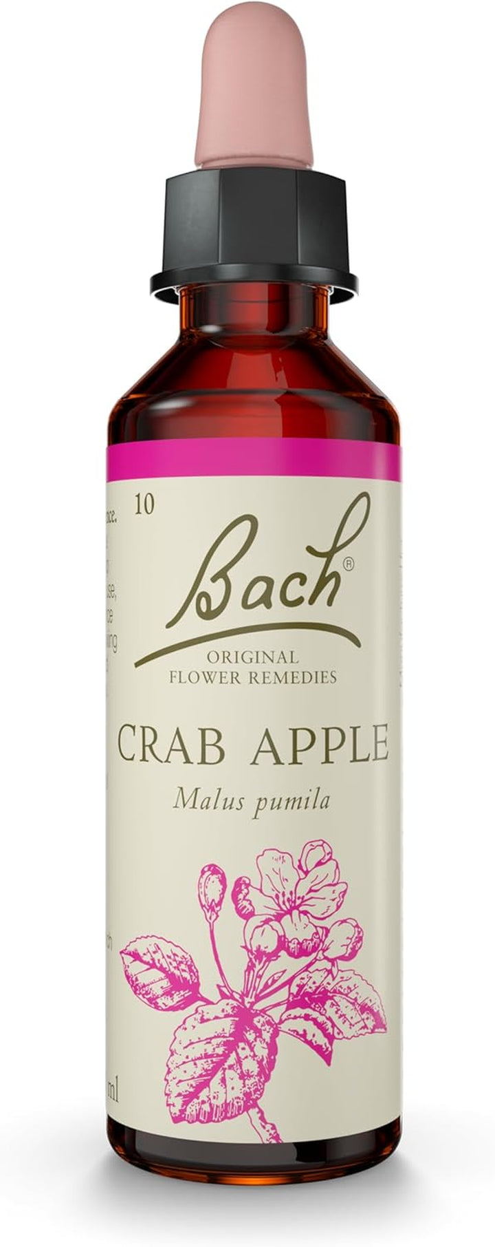 Bach Original Flower Remedies (Crab Apple) Find Joy & Hope, Accept Imperfection, Emotional Wellness, Natural Flower Essence, 20Ml