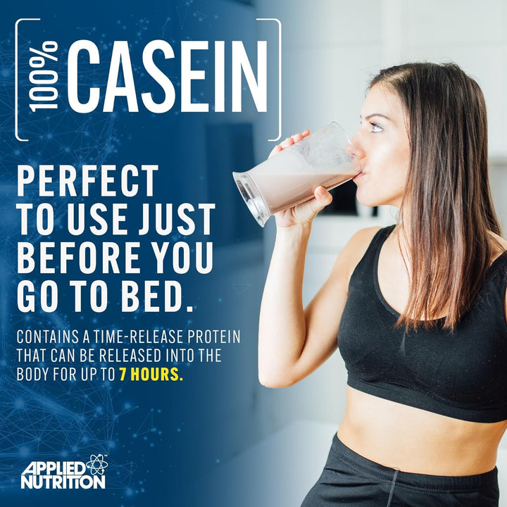 Casein Protein Powder - Micellar Casein Supplement, Slow Release Protein (900G - 30 Servings) (Chocolate Cream) Casein protein, Slow-digesting protein, Protein supplement, Protein powder, Muscle recovery protein, Fitness protein, High protein, Natural pro