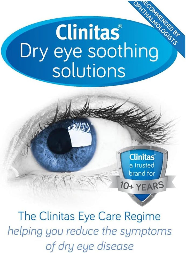 0.2% Soothe Eye Drops for Dry Eye. Suitable for Contact Lens Wearers and Preservative Free for the Relief of Dry and Gritty Eyes 30 X 0.5 Ml Vials and Fully Resealable