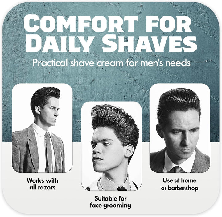 Shave Cream - Reduces Cuts and Nicks - Highly Concentrated, Rich and Super-Slick Formula - Closest, Most Comfortable Shave - Reduce Scrapes and Razor Irritation - Vegan Formula - 283 G