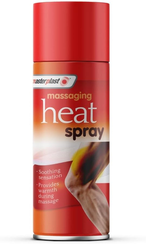 6 Pack 150Ml Heat Massaging Spray - Deep Muscular Relief for Sports Sprains & Injuries - Body Lubricant for Women & Pregnant Women