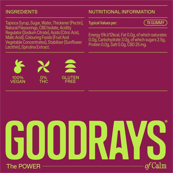 CBD Gummies, High Strength, Natural Sleep Stress and Anxiety Relief, Vegan, Mixed Pack, 30 X 25Mg Gummies, Packaging May Vary