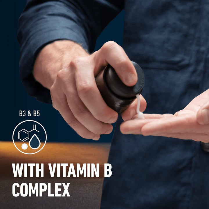 King C.  Face & Beard Moisturiser for Men, 100 Ml, with Vitamin B (B3), B5 Complex & Argan Oil, Beard Softener for Men