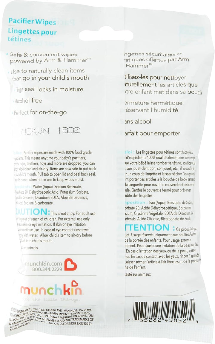 Arm and Hammer Pacifier Wipes - White 36-Count