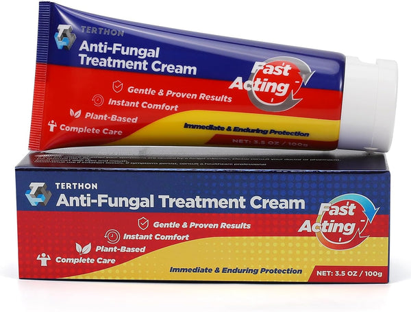 Herbal Antifungal Cream: Treatment for Ringworm, Jock Itch, Athlete’S Foot & Fungal Skin Infections – Natural, Fast-Acting Formula for Adults and Kids (100G (1 Pack))