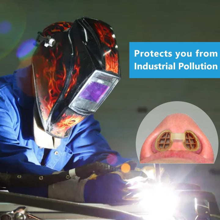 Nasclear Nasal Filters with 24 Pairs of Replacement Filters (X, 3 Filters+24 Replacements)