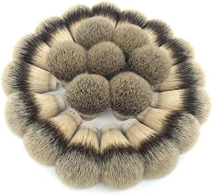 2 Pieces Hair Nylon Shaving Brush Knot for Men Hair Removal Cutting Men Face Cleaning Device