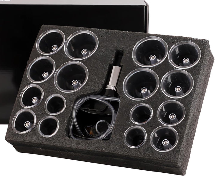 Cupping Therapy Set 20 Cups, Large Size V2.0 for Women Men Vacuum Cup for Body Muscle Back Pain Relief Massage Suck Cellulite Suction Device Cups Cupping Therapy Set