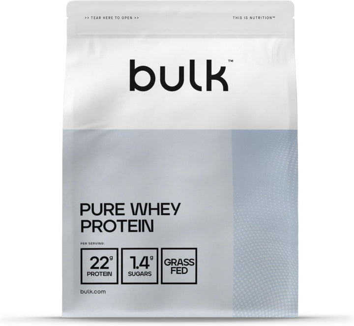 Pure Whey Protein Powder,Vanilla,23G Protein and 5G Bcaas per Scoop,Whey Concentrate Shake,Low Sugar,Supports Muscle Growth and Repair,Smooth Mixing,Vegetarian,1Kg