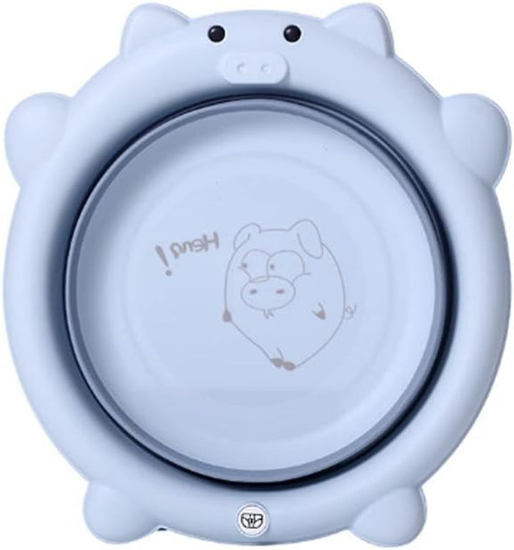 Baby Collapsible Wash Basin Multipurpose Portable Kids Folding Wash Basin Bowl Dish Tub for Home Kitchen Bowl Outdoor Travel Camping Washing