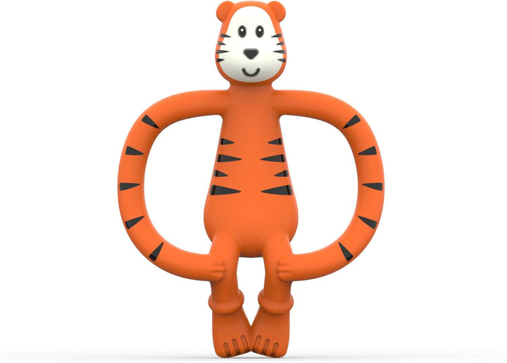 , Antimicrobial Silicone Teether & Gel Applicator, Easy to Grip, BPA Free, 3 Months Old+, 11 Cm, Gigi Giraffe, Pack of 1