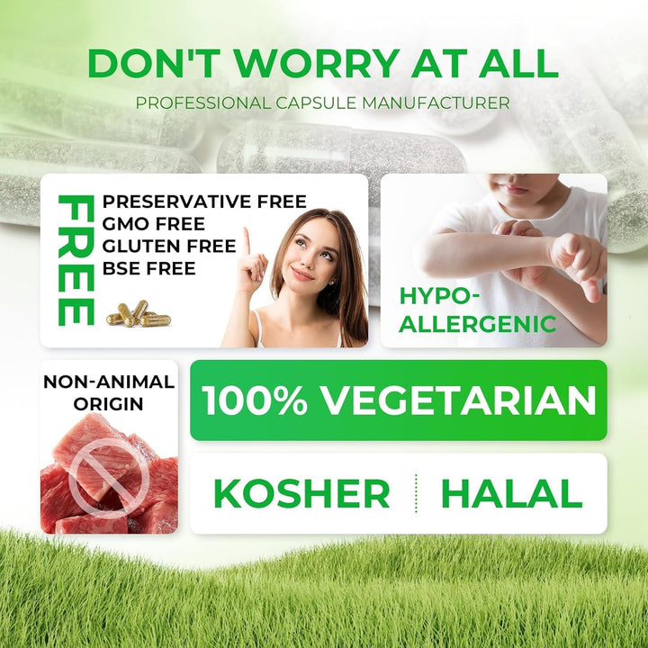 Empty Capsules, jn 100 Count Clear Vegetarian Capsules, Size 00 DIY Pill Capsules Filling Empty Caps with Micro Lab Spoon, Kosher, ISO9001, Gluten Free, Halal Certified, Non-Gmo Certified