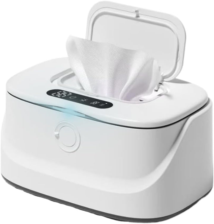 Baby Wipe Warmer with 3 Temperature & 3 Warm Night Light, Wipes Warmer for Babies, Fast Heating Wipes Warmer, Larger Capacity Wet W-Ipes W-Armer