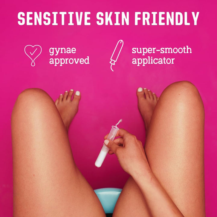 Applicator Tampons, Made from Organic Cotton, Biodegradable, Regular and Super Combo Pack, 14 Count