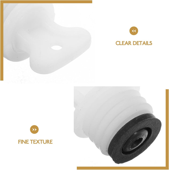 2Pcs Hot Water Bottle Stopper Leak Proof Water Bottles Washers Hot Water Bottle Replacement Cap Hot Water Sack Caps Plug for Hot Water Sack Small Bag Plugs Leakproof Cork