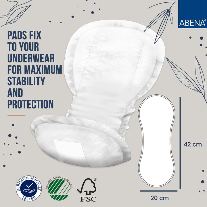 Premium Maternity Pads, Postpartum Essentials, Eco-Labelled, Extra Protection, after Birth, Breathable and Skin Friendly, Sustainable Incontinence Pads - 15PK
